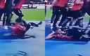 El jugador del Atlas sacó sus mejores pasos para festejar el campeonato. (Foto: Especial)