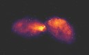 Los investigadores indican que podemos aprender mucho de Centaurus A debido a su cercanía con el planeta Tierra. (Captura de Twitter Mar Gómez)