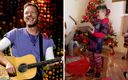 El pequeño al momento de recibir sus boletos para ver a Coldplay. (Fotos: Tik Tok y Reuters)