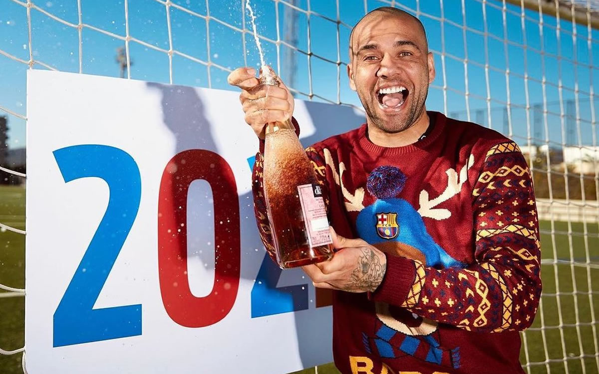 Dani Alves llegó gratis al Barcelona como agente libre. (IG @DaniAlves)