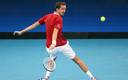 Daniil Medvedev cayó ante el francés Ugo Humbert en la ATP Cup (Reuters)
