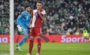 Iago aspas celebró el gol del penal así. Foto: AFP