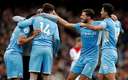 Manchester City se impuso 2-1 en su visita a la casa del Arsenal (AFP)