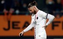 Sergio Ramos cuando fue expulsado en el duelo del PSG ante Lorient. Foto: AFP