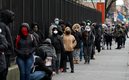 Las filas para hacer prueba de COVID-19 en Nueva York. (FOTO: AFP)