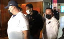 Romo habló brevemente a su llegada | Captura