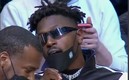 Antonio Brown en el duelo entre los Grizzlies y los Nets. (Captura de Twitter SportsCenter)