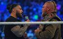 Roman Reigns y Brock Lesnar se encararon en Smackdown (Foto WWE)
