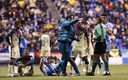 Solari reclamando lo sucedido en la primera fecha del C2022. (Imago7)