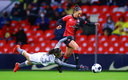 Natalia Acuña, portera del América, tras el grave error que le costó un gol. (Imago7)