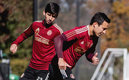El Cubo Torres (derecha) seguirá en Estados Unidos | Twitter @VamosATLUTD