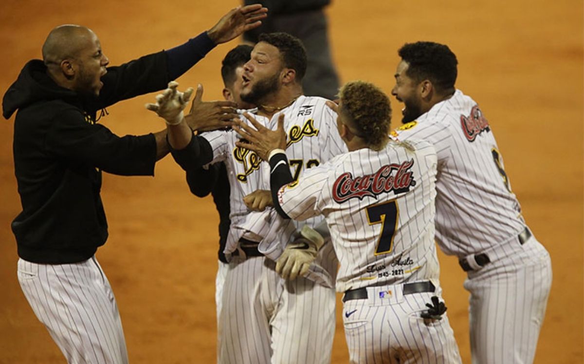 Leones del Caracas consiguió su tercera victoria consecutiva. (LVBP)