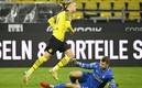 Haaland anotó doblete en la goleada del Borussia Dortmund ante Friburgo (Foto AFP)