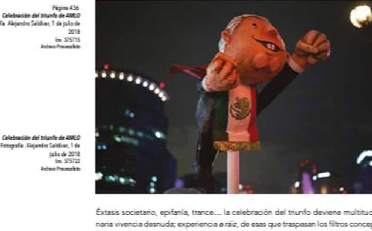 El presidente de México aparece en caricatura en el libro. (Foto: Gobierno Federal)
