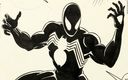 La primera vez que Spider-Man usó el traje negro fue en Secret Wars. (Heritage Auctions)