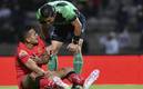 Óscar Vanegas sufrió un fuerte golpe en el Toluca vs Santos (Foto Imago)