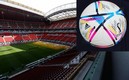 El balón tiene líneas multicolores. Foto Reuters / Footy HeadLines