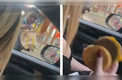 Empleado de McDonald's lanza hamburguesa a clientes (Foto: Reddit)