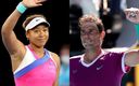 Osaka y Nadal están imparables en el inicio del Abierto de Australia. (AFP)