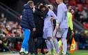 Ansu Fati se volvió a lesionar en el duelo ante el Athletic en la Copa del Rey (AFP)