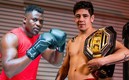 Francis Ngannou y Brandon Moreno sostienen una gran amistad.