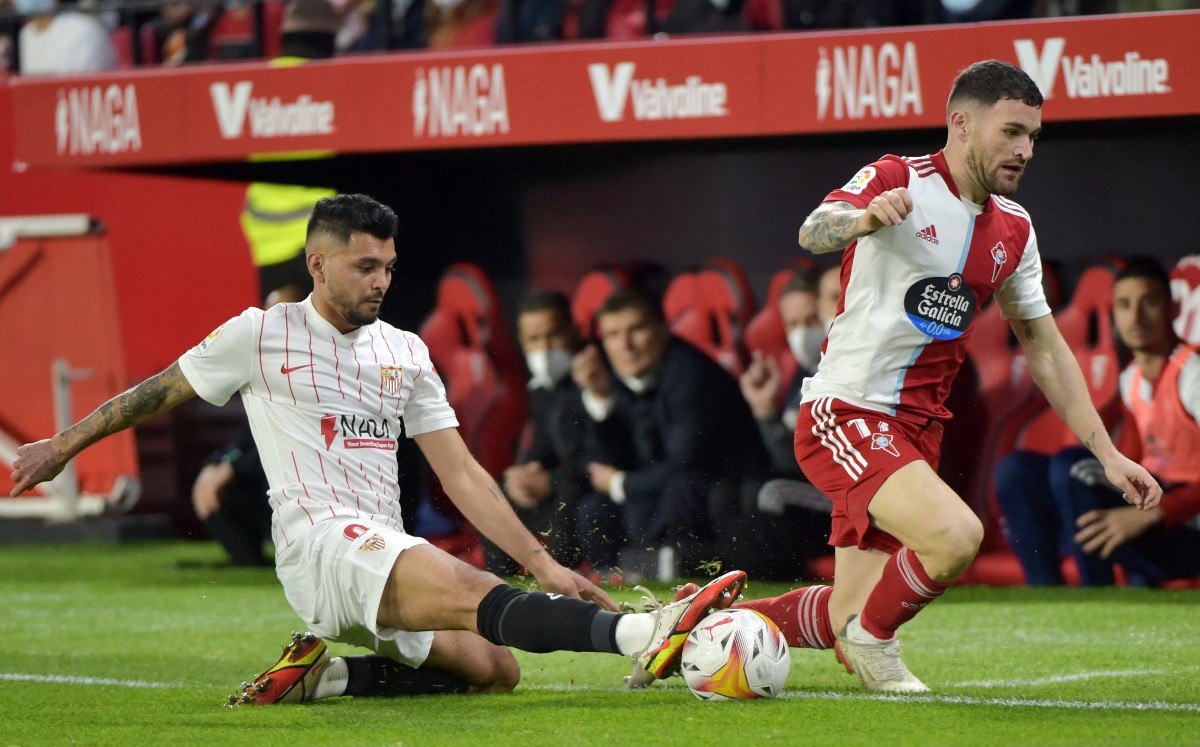 Resumen del partido Sevilla vs Celta de Vigo (2-2). Goles