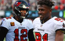 Antonio Brown y Tom Brady fueron campeones del Super Bowl LV con Tampa Bay. (Reuters | AFP)