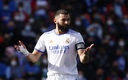 Benzema en un duelo de LaLiga. (Reuters)