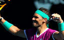 Nadal celebrando su victoria contra Mannarino. (AFP)