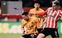 Las reglas de la Premier League obligaron a detener el partido por el dron. (Foto: @Wolves)