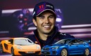 Checo Pérez cuida con recelo su colección de autos. FOTO. AFP.