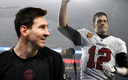 Tom Brady y Messi son considerados GOAT's. (Foto: AFP)