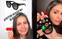 La usuaria asegura que esos lentes en realidad cuestan 10 mil pesos (TikTok)