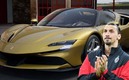 Ibra fue captado paseando en Milán en su increíble Ferrari SF90 Stradale (Instagram @iamzlatanibrahimovic | Reuters)