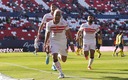 Sanvezzo abrió el marcador al minuto 4. (Imago7)
