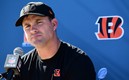 Zac Taylor, head coach de los Cincinnati Bengals, durante la conferencia de prensa. (Reuters)