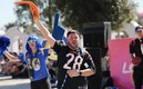 Los aficionados de los Bengals y Rams se hacen presentes en el SoFi Stadium. (Reuters)