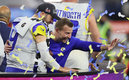 Matthew Stafford y Sean McVay se unieron en México. (Foto: AFP)