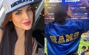 La actriz mexicana estuvo presente en el SoFi Stadium. (Foto: @eizagonzalez)