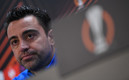 Xavi previo al duelo de Europa League vs Napoli. (FOTO: AFP)