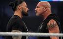 Roman Reigns y Goldberg se verán las caras por el campeonato universal en Elimination Chamber (Foto Twitter SASportWWE)
