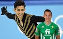 Carrillo disputó la Final de Patinaje Artísitico en Beijing 2022. (Fotos: EFE y AFP)