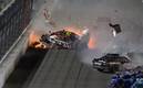 El accidente se registró en el Serie Xfinity del Daytona International Speedway (Captura Twitter)