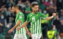 Alex Moreno adelantó al Betis frente al Mallorca. Foto: AFP