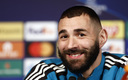 Benzema en una rueda de prensa de Champions League. (Reuters)