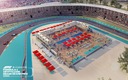 Así será el beach club del GP de Miami. (@f1miami)