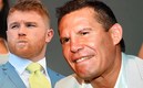 Canelo y Julio César Chávez, dos leyendas de nuestro boxeo. (Mexsport)
