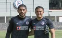 Jesús Corona y Misael Corona en Cruz Azul. Foto: @misael_corona_