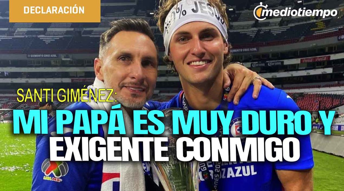 Si algo tiene mi papá, es que es muy exigente: Santi