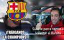 Barcelona derrotó al Napoli y desató una ola de memes. (Foto: Especial)